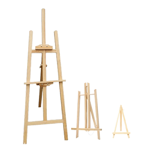 木质画架手绘数字油画支架落地三脚架填色画支撑展示画板油彩画架