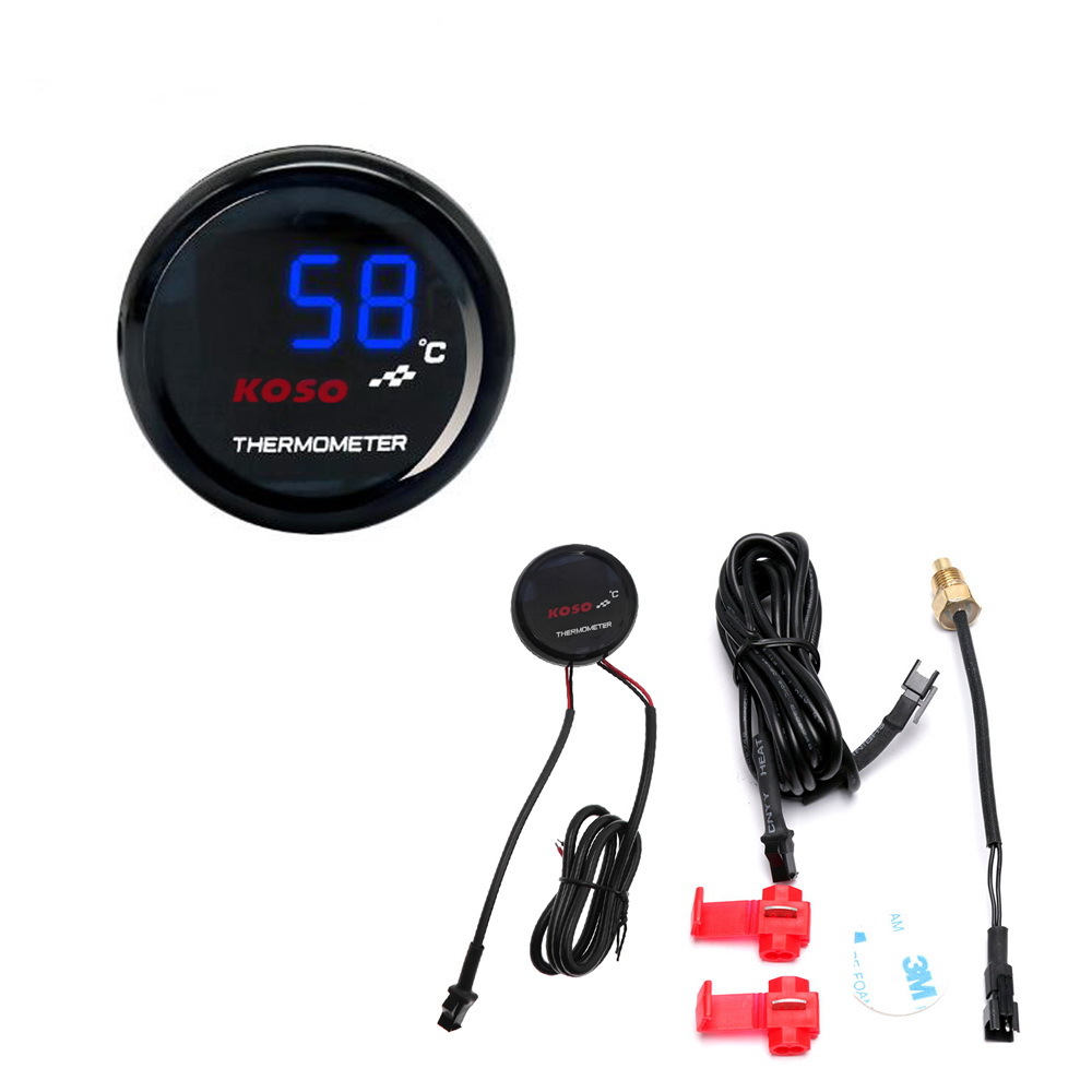 摩托车改装水箱温度表KOSO圆形
