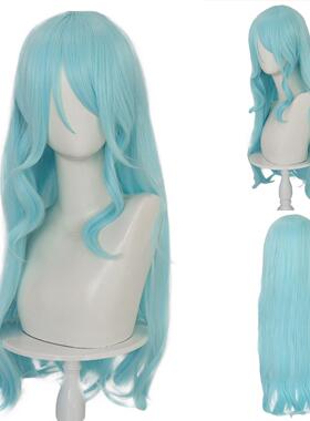 BanG Dream 冰川纱夜/Hikawa Sayo 蓝色长发cos假发