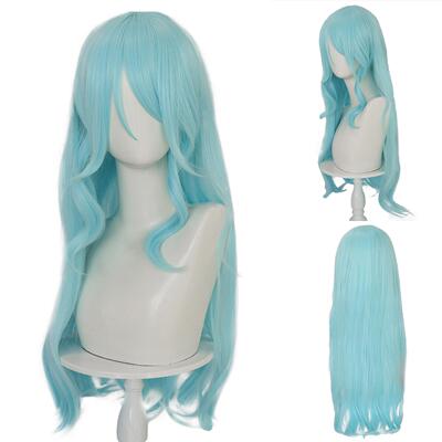 BanG Dream 冰川纱夜/Hikawa Sayo 蓝色长发cos假发