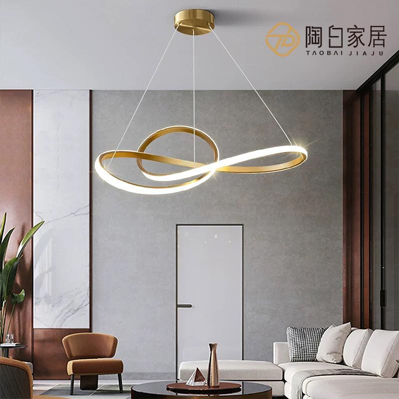 客厅金属北欧设计师款灯饰极简