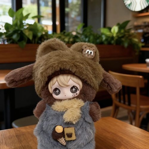 兔闪闪ShyShy娃衣公仔玩偶搪胶毛绒挂件衣服娃娃服装AYORTOYS娃衣