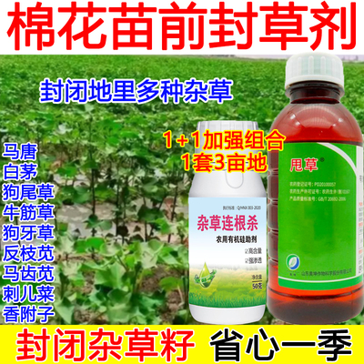 棉花苗前除草剂棉花玉米苗前封闭药乙草胺除草剂封多种杂草香附子