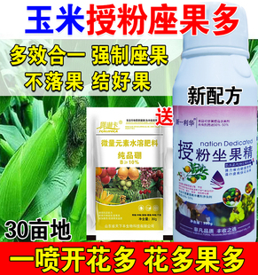 玉米授粉药玉米授粉座果精专用授粉花果素防落素保花保果素沾花素