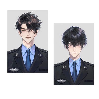 破云严x江停证件照高清防水贴纸 周边物料手机电脑diy贴画