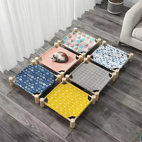 宠物行军床可拆洗木质四季可用