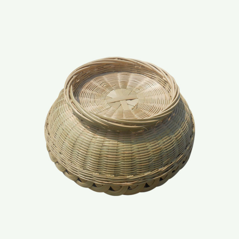 厂价批发新桥洋篮竹编制品鸡蛋篮