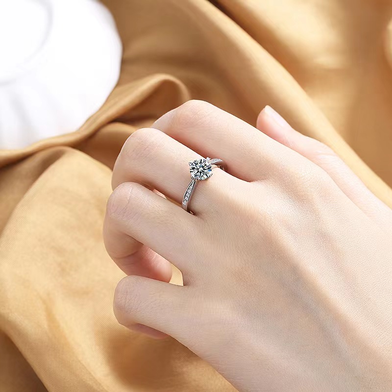 开口戒指戒指One钛钢简约女