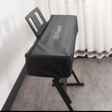 Roland电子钢琴罩黑色防水防尘保护套简约百搭钢琴凳套