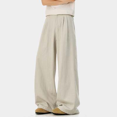 吾一白awhite美式宽松直筒休闲裤