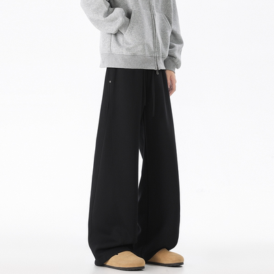 吾一白awhite男生休闲直筒裤