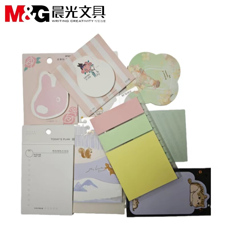 晨光造型便利贴n次贴学生用便利贴粘性强贴便签纸优事贴办公贴纸