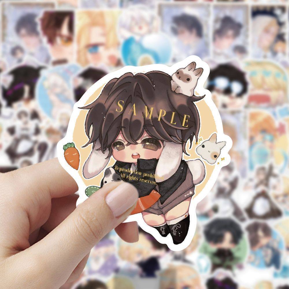 180张人鱼陷落白楚兰波贴纸DIY人物可爱周边手账装饰防水贴画手机,文具电教/文化用品/商务用品,贴纸/立体贴纸,淘宝优惠券,粉丝福利购,淘宝优惠卷