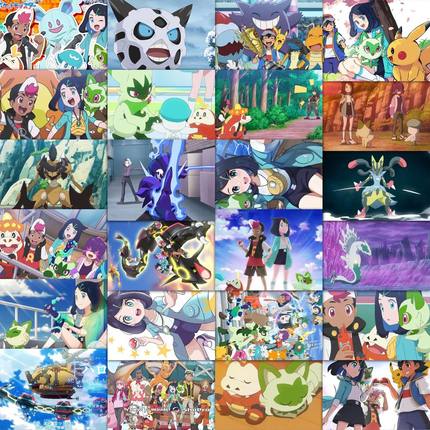 63张宝可梦地平线贴纸动漫周边装饰手机壳笔记本电脑防水贴画diy