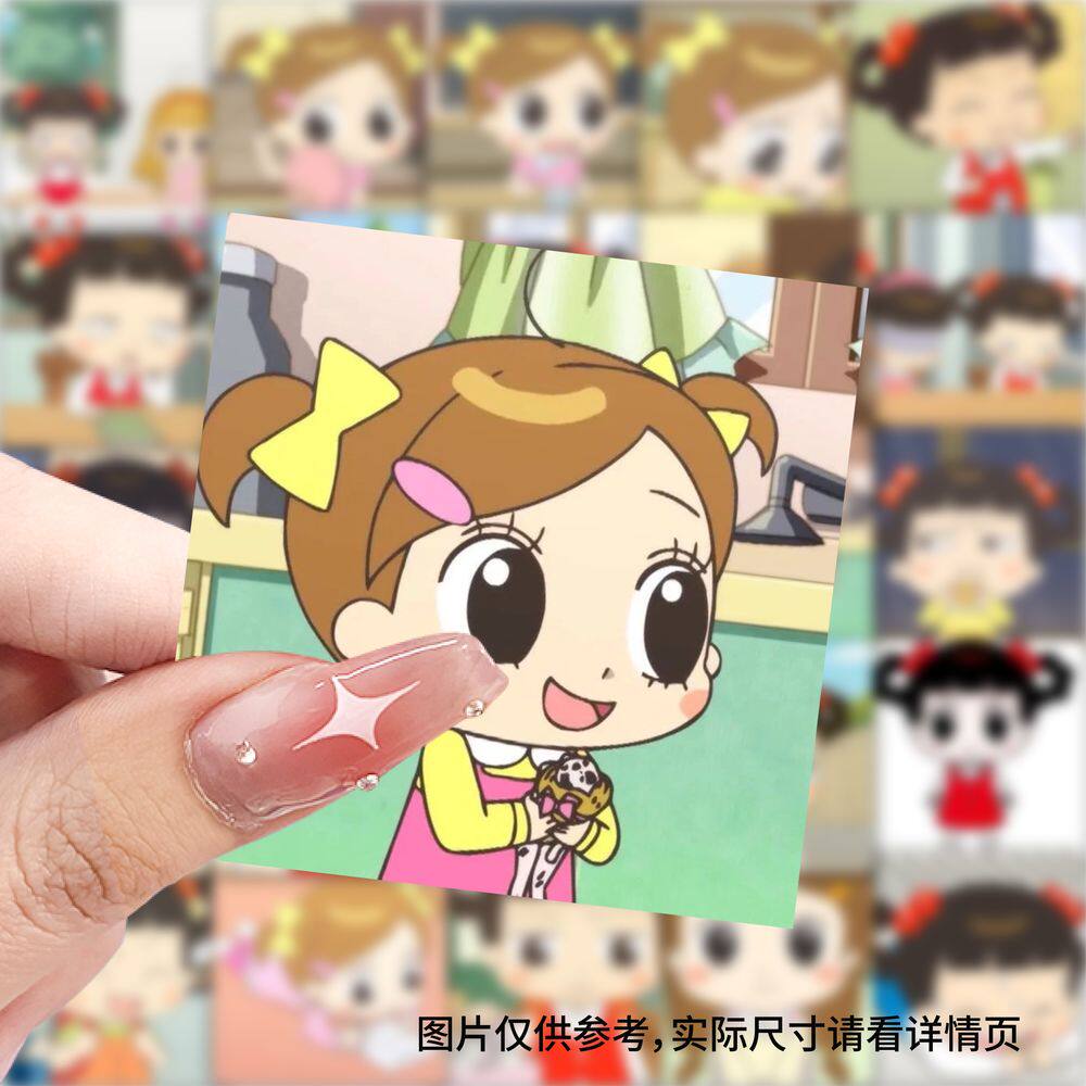59张哈啰小梅子贴纸可爱卡通动漫周边装饰手账手机壳桌面防水贴画