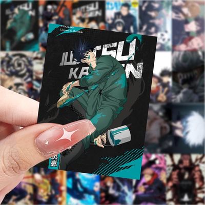 63张咒术回战贴纸二次元动漫人物装饰手机壳平板电脑桌面防水贴画