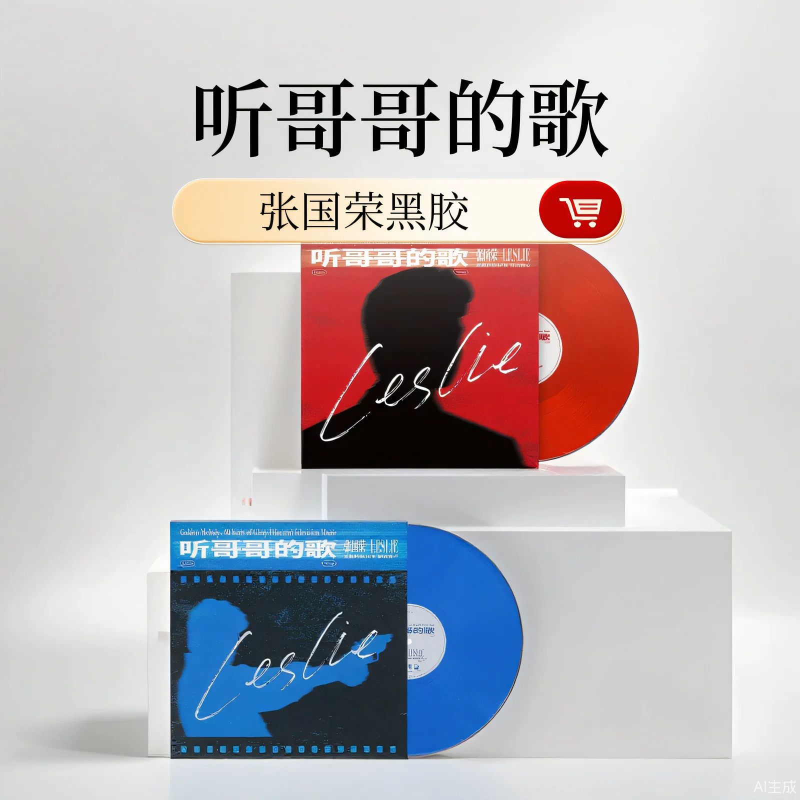张国荣黑胶唱片留声机12寸碟片 粤语影视歌曲 周边纪念品正版专辑