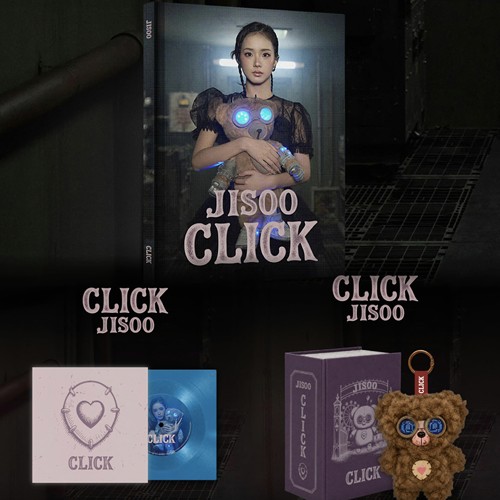 官方正品 JISOO 金智秀 单曲专辑 《CLICK 》正规一 海报 CD周边