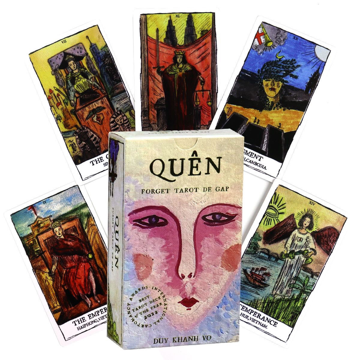 【现货】Quên tarot奎恩忘却塔罗牌泛维特复刻牌