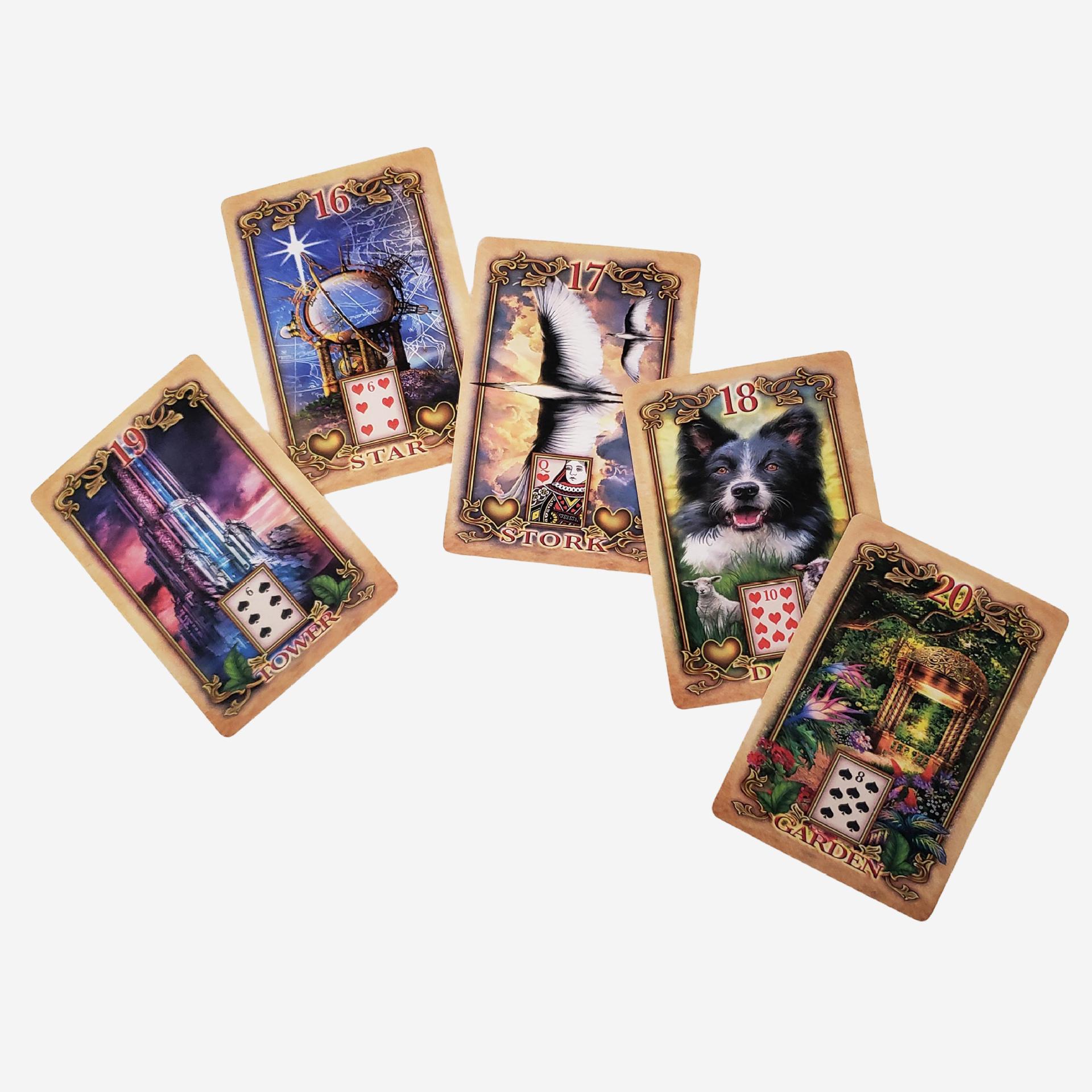 【现货】lustrous lenormand 光泽雷诺曼利诺曼神谕卡