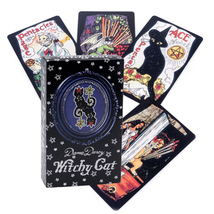 【现货】Witchy cat tarot达西夫人巫师猫猫塔罗牌泛维特复刻牌