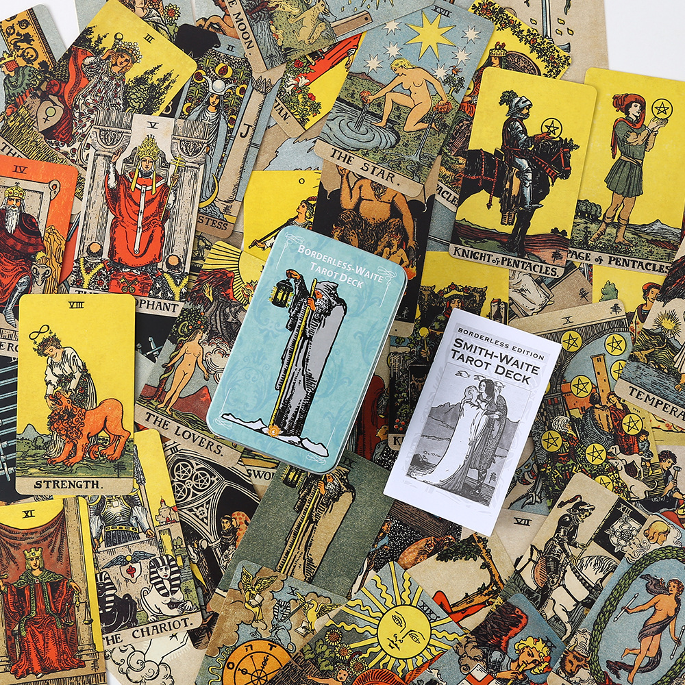【现货】Borderless Edition Tarot 铁盒无边框维特塔罗