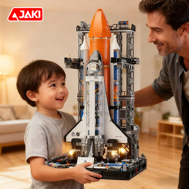 JAKI佳奇积木超级航天飞机模型