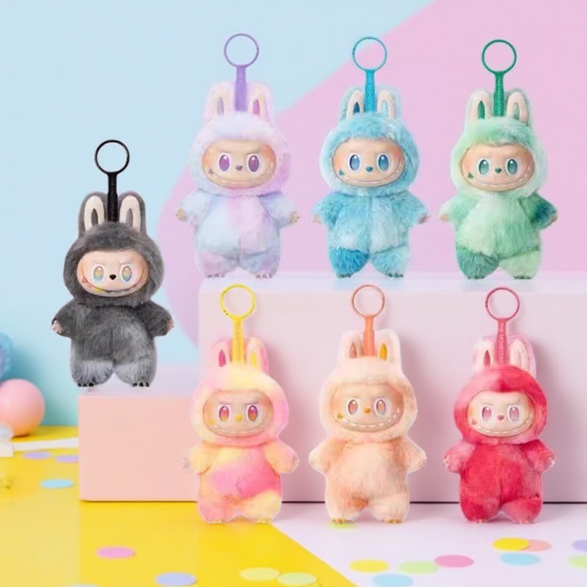 POPMART泡泡玛特LABUBU3.0拉布布前方高能系列盲盒三代马卡龙搪胶