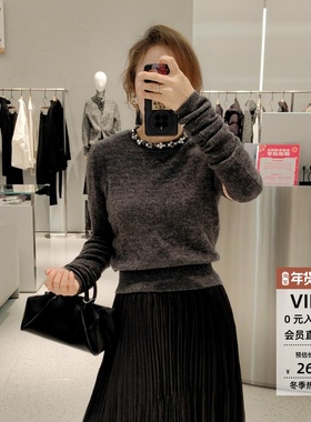 arioseo艾诺丝蕾官方旗舰店正品2025新款钉珠针织衫毛衣AR804154