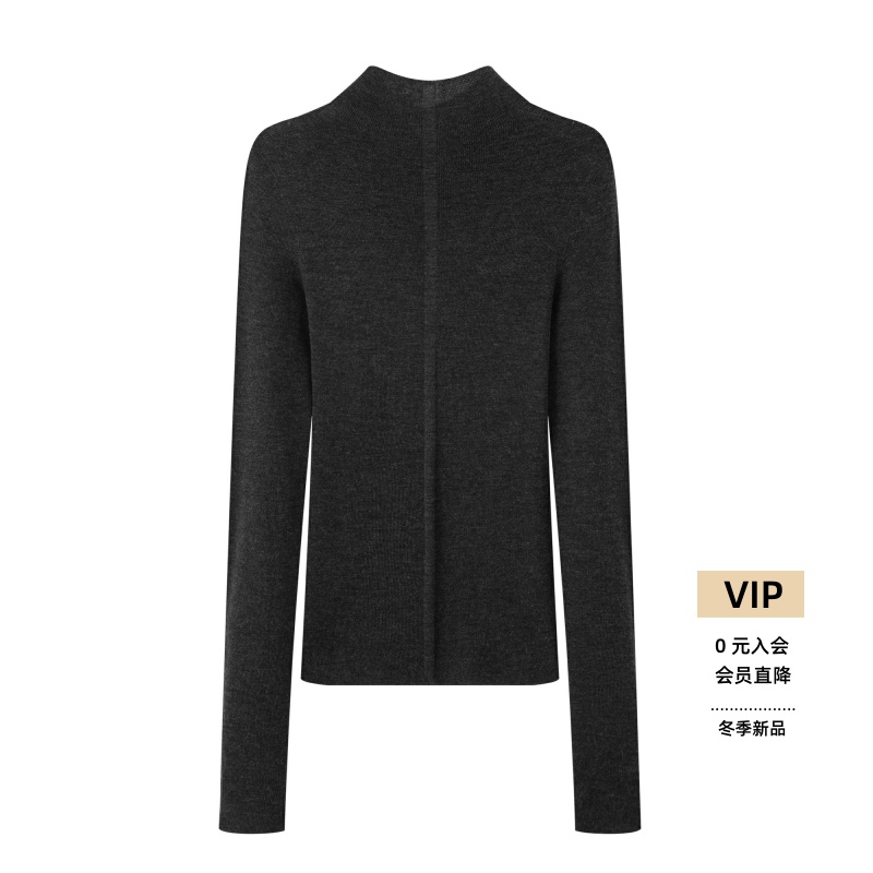 2025秋款绵羊毛针织衫女打底衫