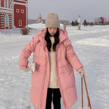 档口现货！简约大气收腰显瘦中长款羽绒服B111-8333-P275-K398，女装羽绒服，浙宝B馆111（原065）