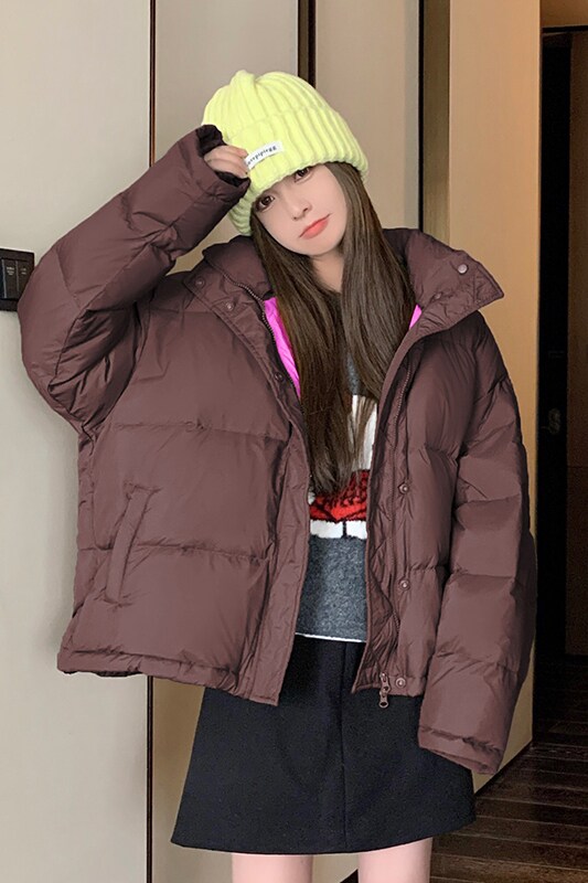 现货撞色设计感羽绒服ZB111-8326-P235-K348,女装羽绒服,浙宝B馆111（原065）