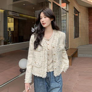 补单款 现货！！V领小香风羽绒服外套90绒 ZB111-8319-P245-K368，女装羽绒服，浙宝B馆111（原065）