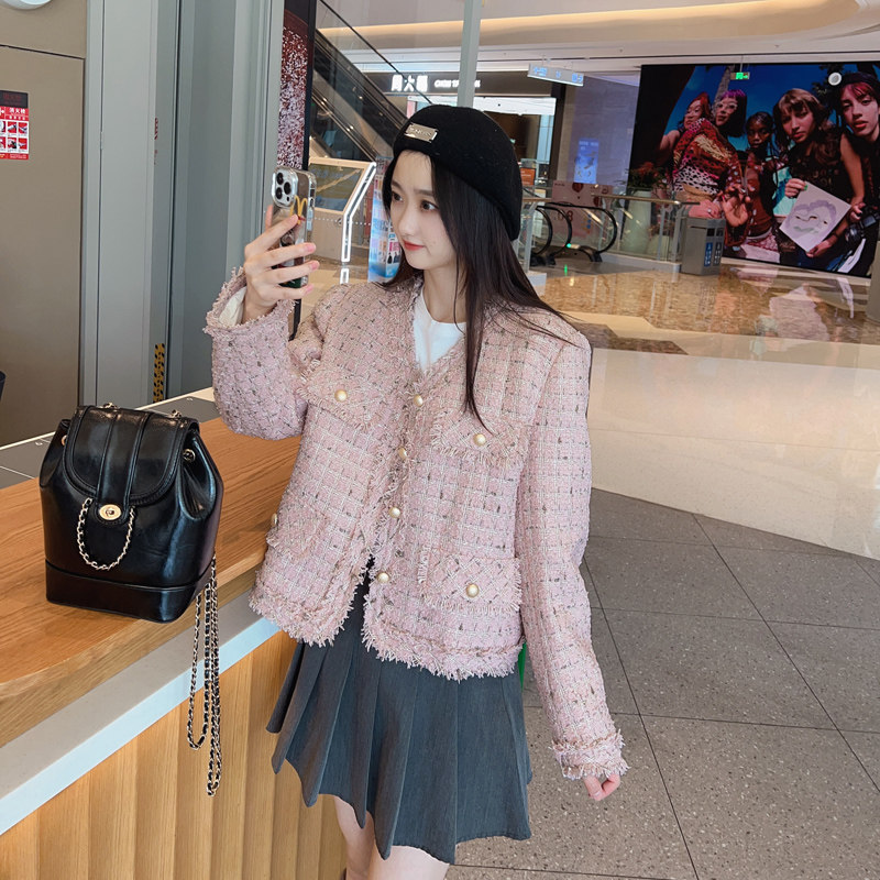 现货！！V领小香风羽绒服外套90绒ZB111-8319-P245-K368,女装羽绒服,浙宝B馆111（原065）