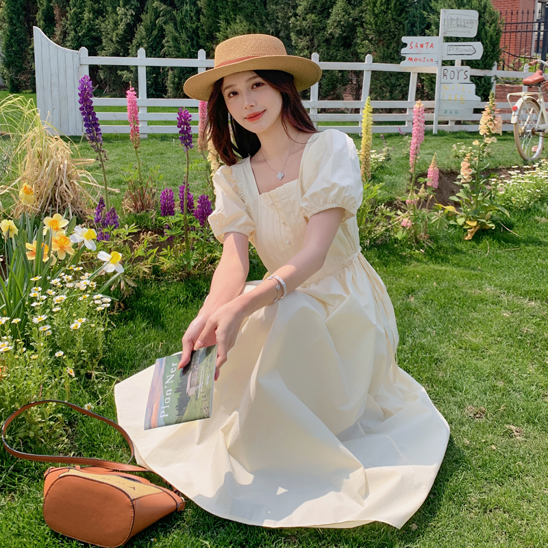 现货！！2025夏季新款蕾丝拼接法式初恋连衣裙B111-911-P135-K198，商品下架区商品下架区，浙宝B馆111（原065）