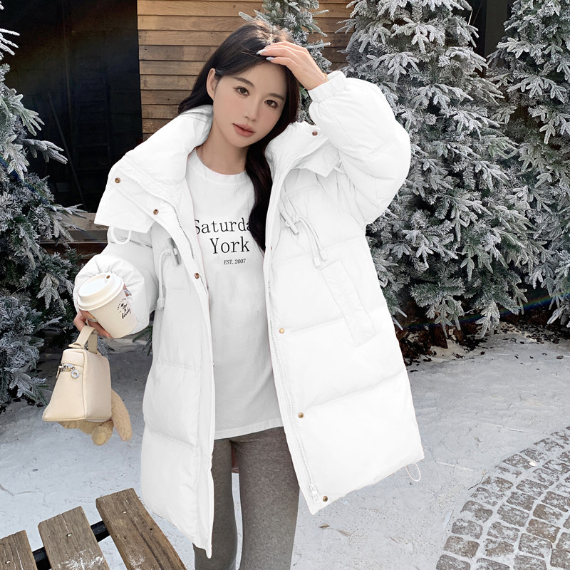 档口现货！！中长款韩版宽松加厚羽绒服ZB111-8869-P235-K328,女装羽绒服,浙宝B馆111（原065）