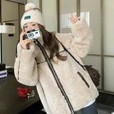 现货！！！高品质磨砂麂皮绒皮毛一体短外套1657-P215-K328，女装短外套，浙宝B馆111（原065）