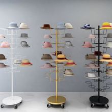 帽子展示架落地帽托儿童母婴收纳帽架多层可移动服装店挂帽子货架
