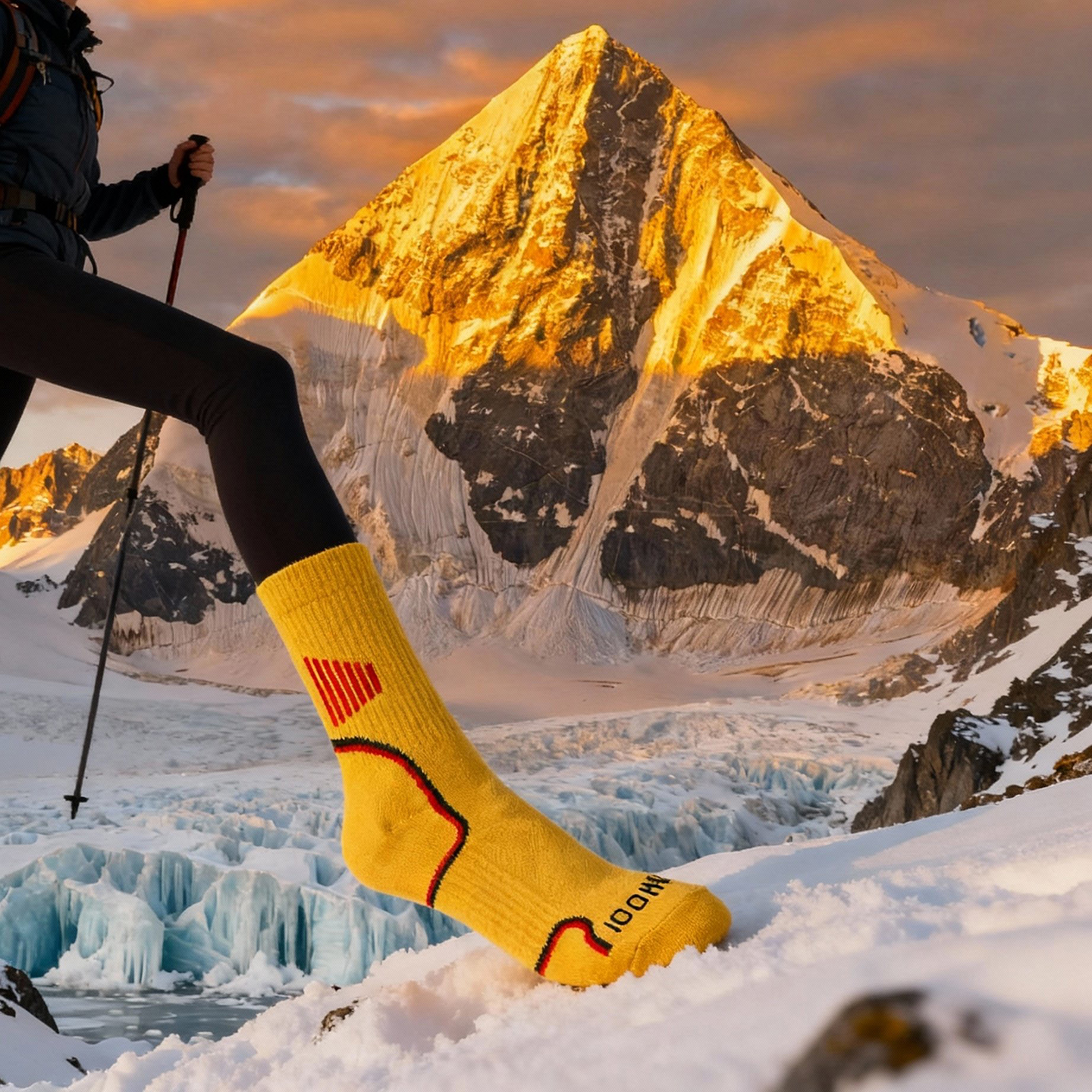 75美利奴羊毛女袜子户外徒步运动