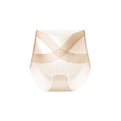 UFEEL【X冰绷带】内裤女高腰微收腹无痕面膜内裤冰丝三角裤165