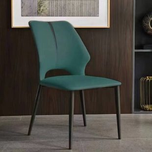 库餐椅家用现代极简轻奢椅子靠背椅北欧餐桌椅创意咖啡餐厅酒店销