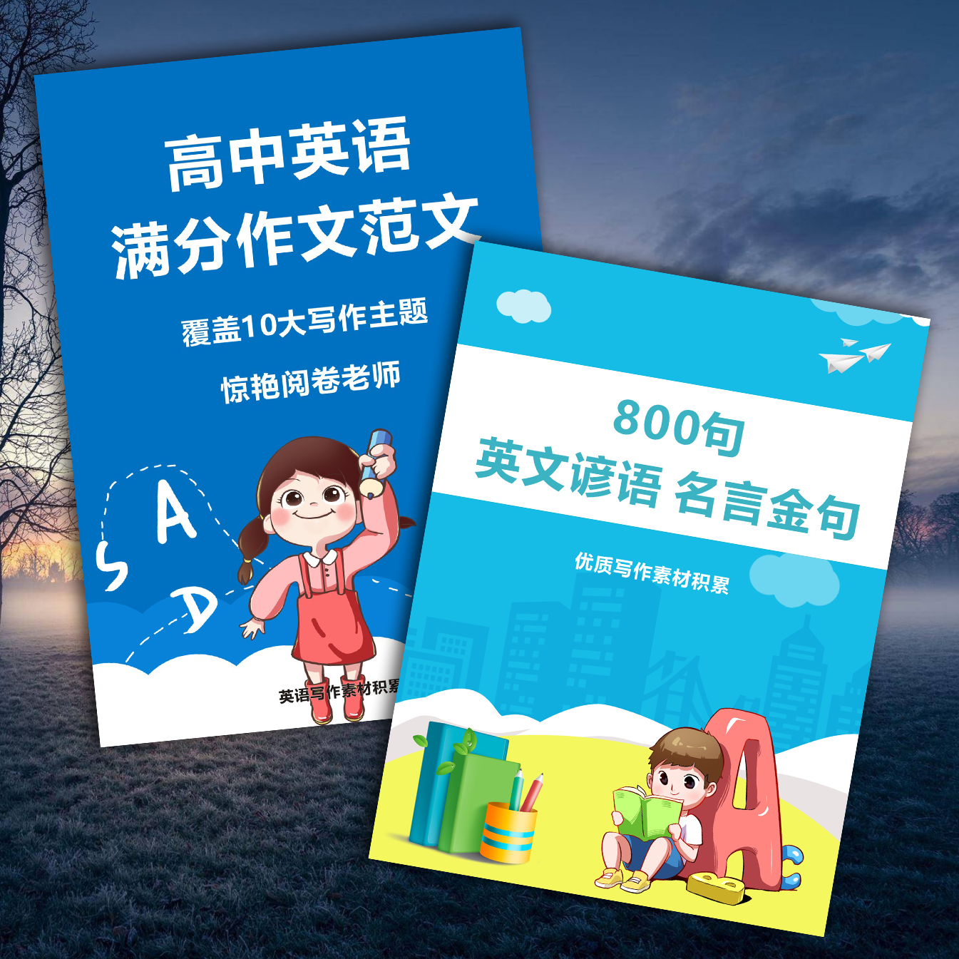 中考高考英语写作金句积累英文谚语名言警句金句学生满分作文素材