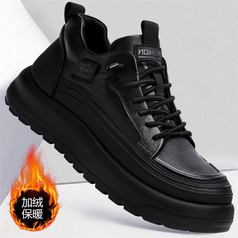 冬季新款防滑高帮休闲运动棉鞋