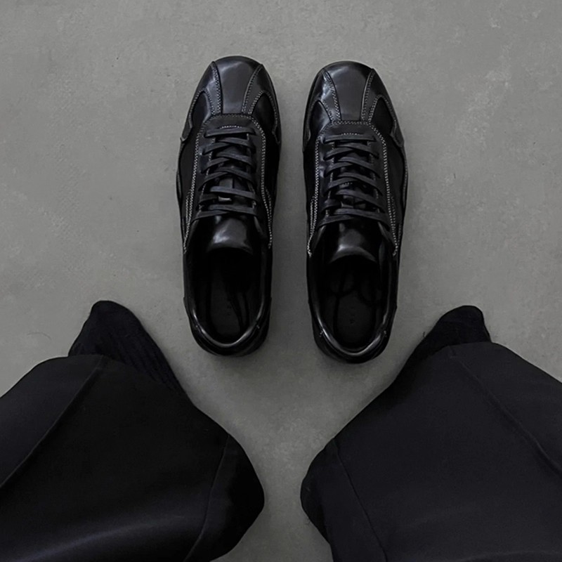 德训鞋男士透气休闲运动鞋