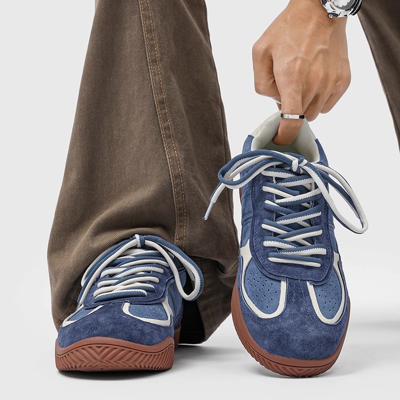 德训鞋男款2025新款阿甘鞋