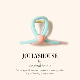 俏皮少女糖果色抓夹高级感简约后脑勺束发抓夹发卡气质半扎头饰