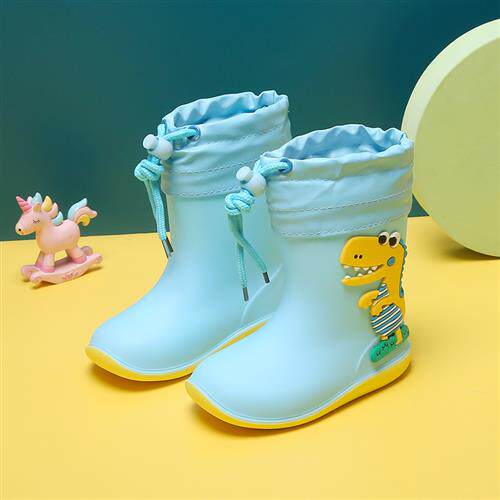 儿童雨鞋男童宝宝雨靴幼儿园女款小孩防滑轻便加绒水鞋可爱小黄鸭