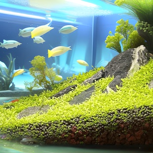 精洗精筛鱼缸造景底砂青龙石溪流石火山石水草泥净水水草天然铺底