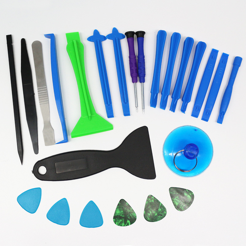 24合1手机拆解工具平板电脑液晶维修撬壳撬棒组合套装拆机螺丝刀