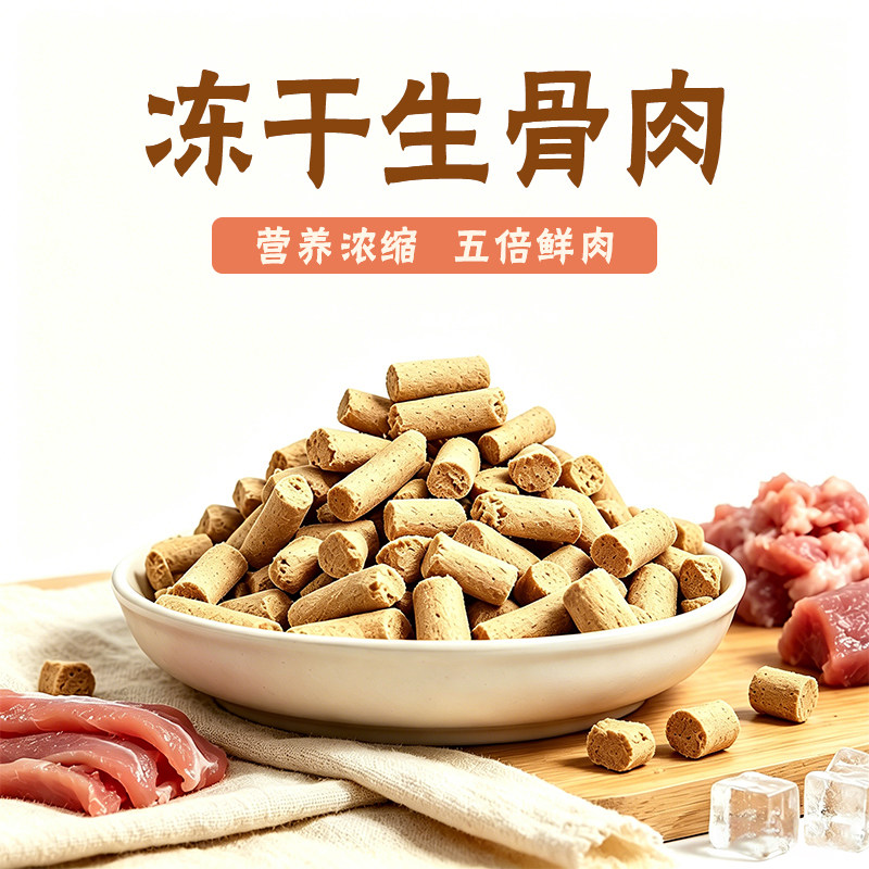 生骨肉粒解决猫狗挑食不爱吃粮